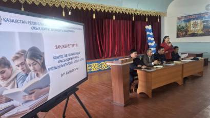 19.11.2025 жылы 8-11 сынып оқушыларының қатысуымен «Қауіпсіз балалық шақ» тақырыбында жиын ұйымдастырылып өткізілді.